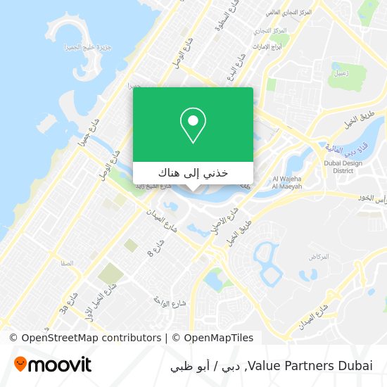 خريطة Value Partners Dubai