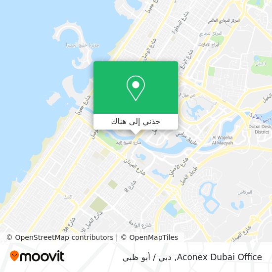 خريطة Aconex Dubai Office