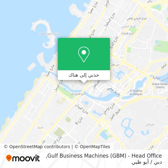 خريطة Gulf Business Machines (GBM) - Head Office