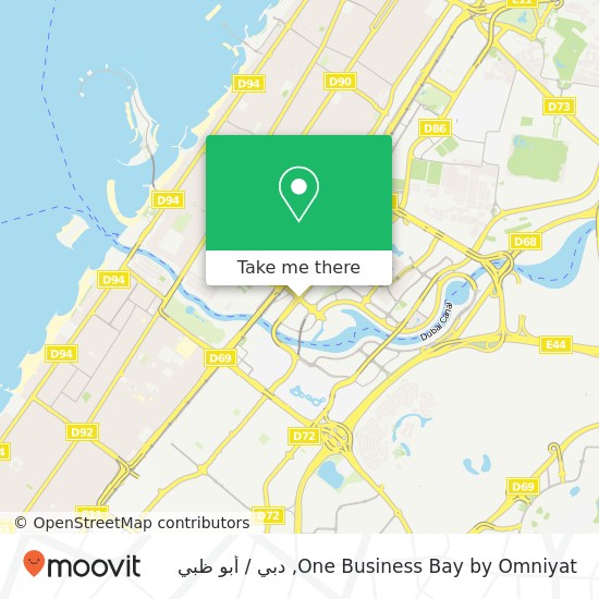 خريطة One Business Bay by Omniyat