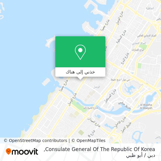 خريطة Consulate General Of The Republic Of Korea