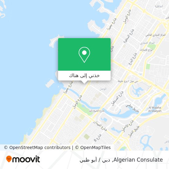 خريطة Algerian Consulate