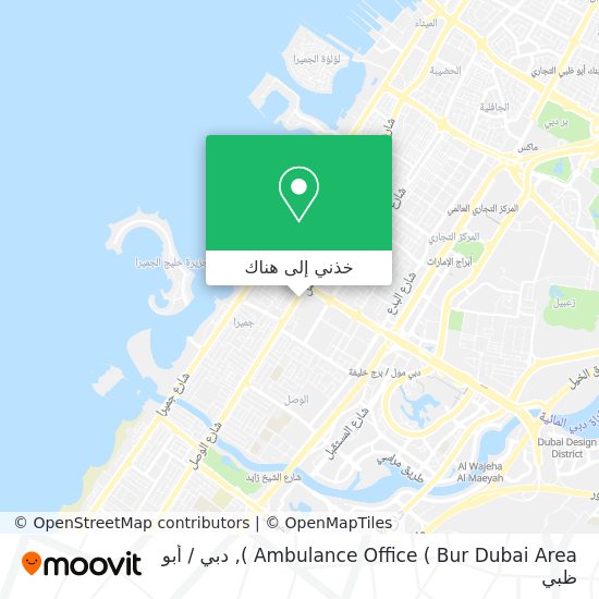 خريطة Ambulance Office ( Bur Dubai Area )