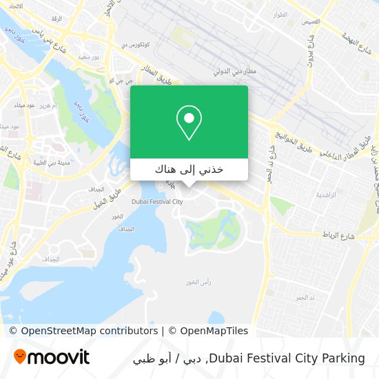 خريطة Dubai Festival City Parking