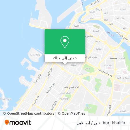 خريطة burj khalifa