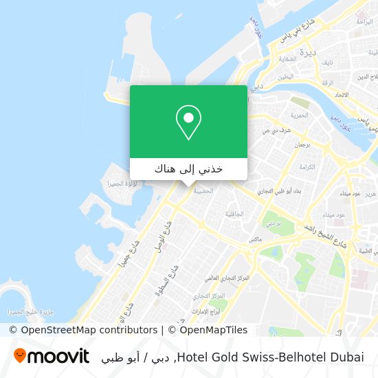 خريطة Hotel Gold Swiss-Belhotel Dubai