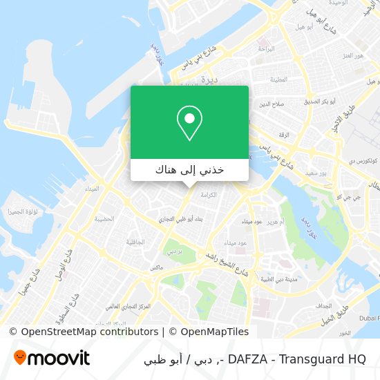 خريطة DAFZA - Transguard HQ -