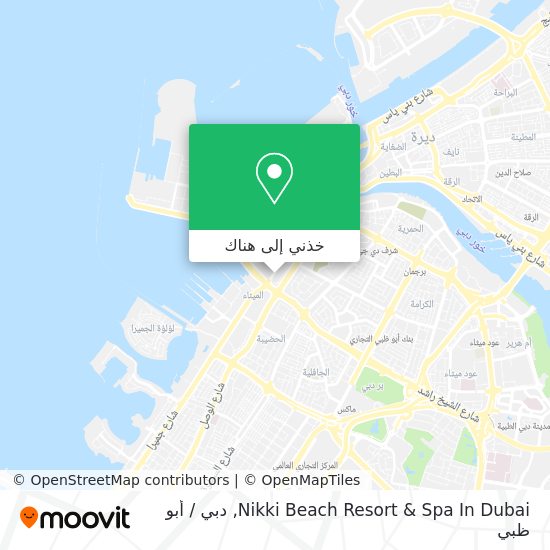 خريطة Nikki Beach Resort & Spa In Dubai
