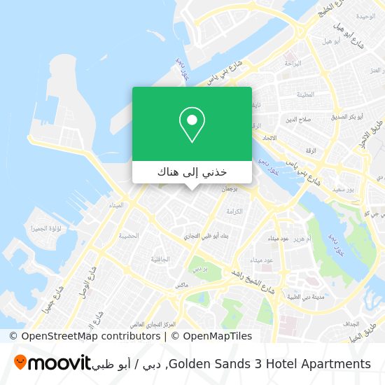 خريطة Golden Sands 3 Hotel Apartments