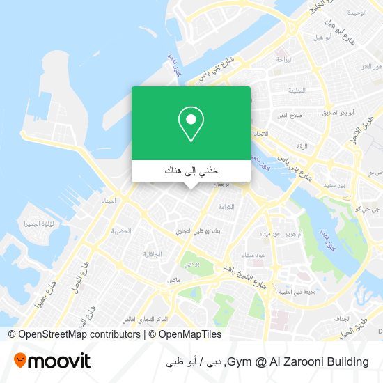 خريطة Gym @ Al Zarooni Building