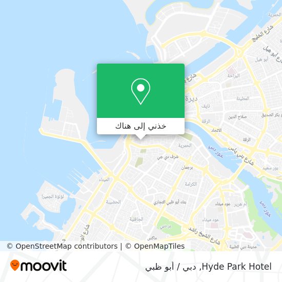 خريطة Hyde Park Hotel