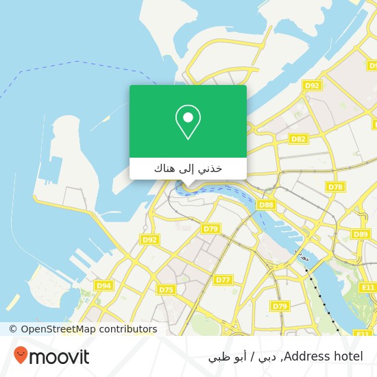 خريطة Address hotel