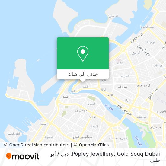 خريطة Popley Jewellery, Gold Souq Dubai