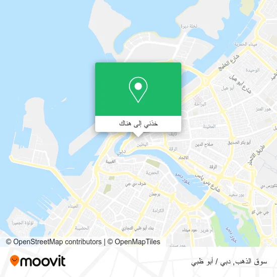 خريطة سوق الذهب