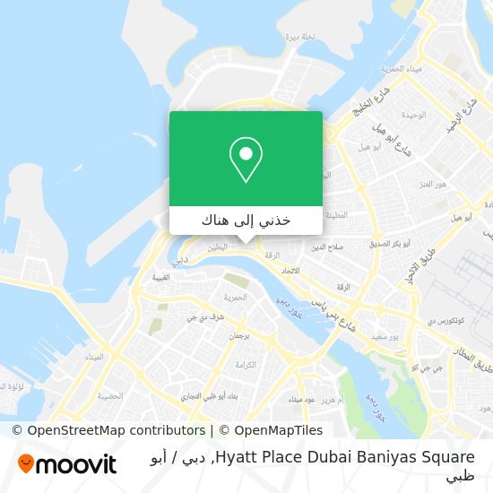 خريطة Hyatt Place Dubai Baniyas Square