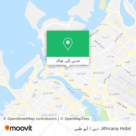خريطة Africana Hotel