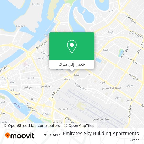 خريطة Emirates Sky Building Apartments