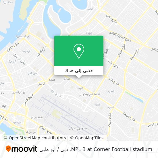 خريطة MPL 3 at Corner Football stadium