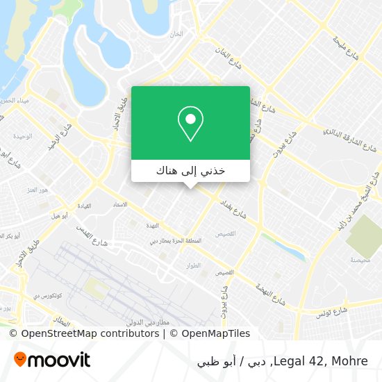 خريطة Legal 42, Mohre