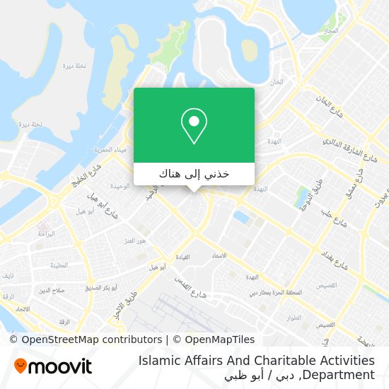خريطة Islamic Affairs And Charitable Activities Department