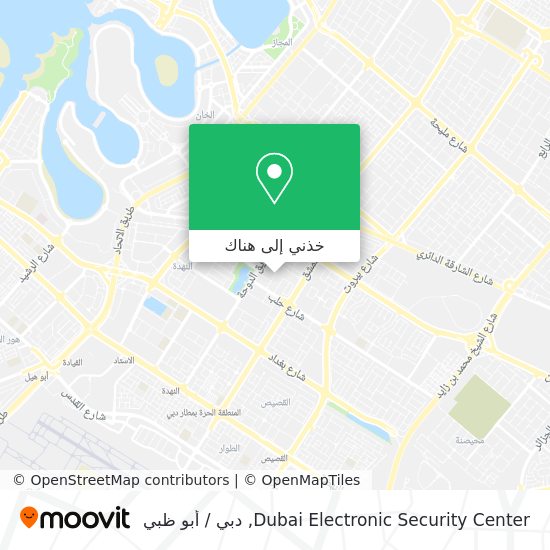 خريطة Dubai Electronic Security Center