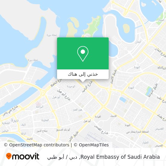 خريطة Royal Embassy of Saudi Arabia