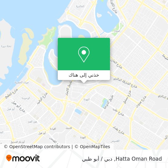 خريطة Hatta Oman Road