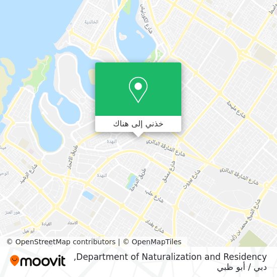 خريطة Department of Naturalization and Residency