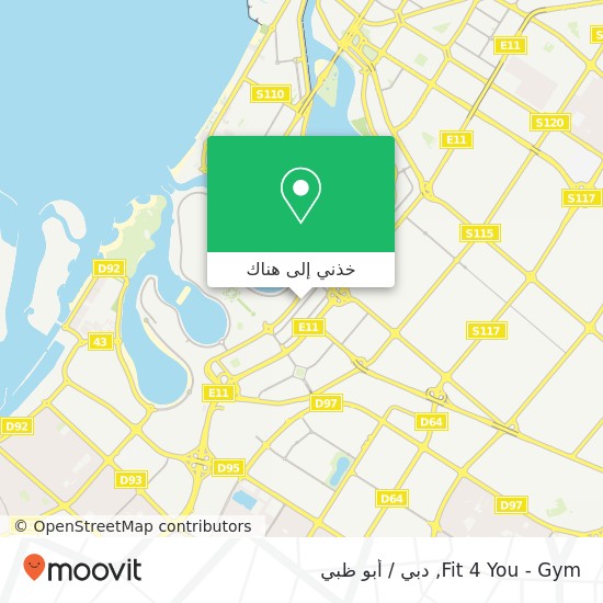 خريطة Fit 4 You - Gym