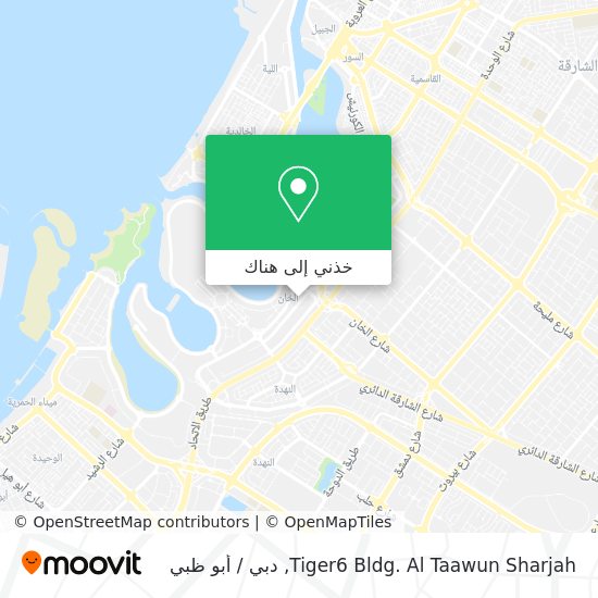 خريطة Tiger6 Bldg. Al Taawun Sharjah