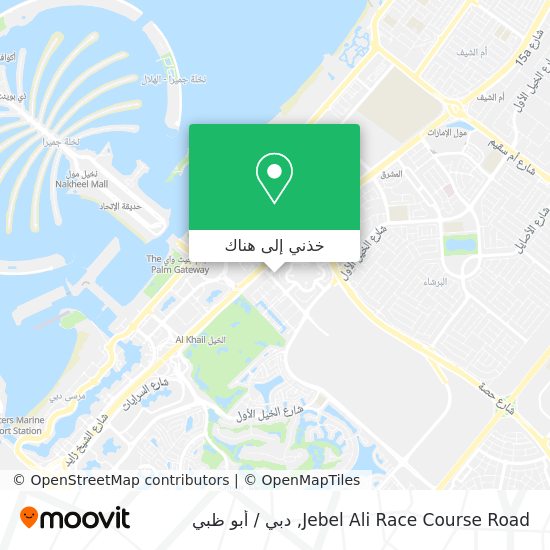 خريطة Jebel Ali Race Course Road