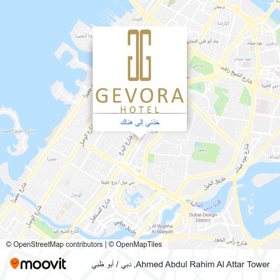 خريطة Ahmed Abdul Rahim Al Attar Tower