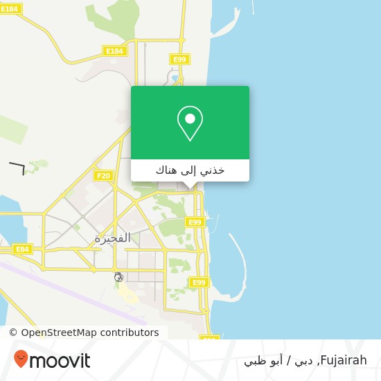 خريطة Fujairah
