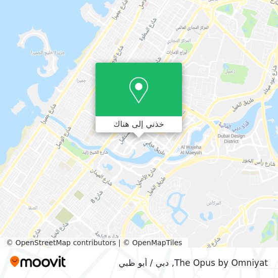 خريطة The Opus by Omniyat