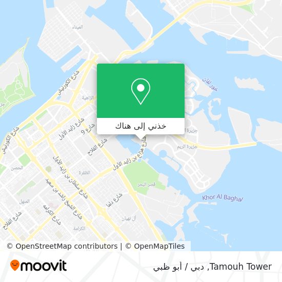 خريطة Tamouh Tower