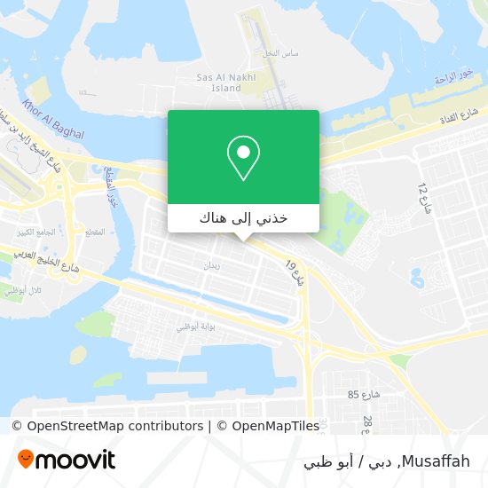 خريطة Musaffah