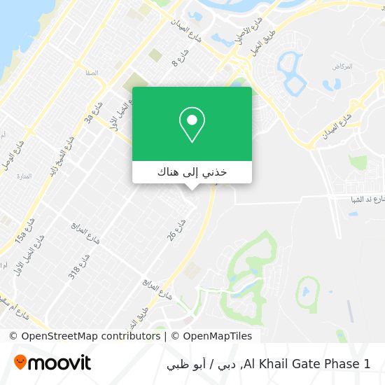 خريطة Al Khail Gate Phase 1