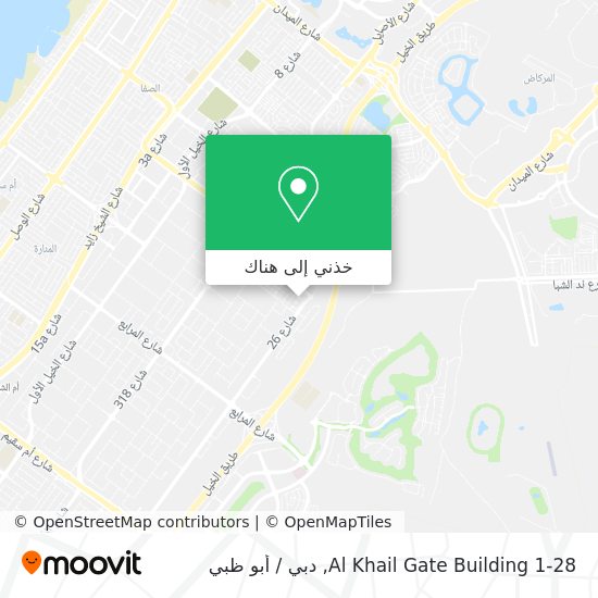 خريطة Al Khail Gate Building 1-28