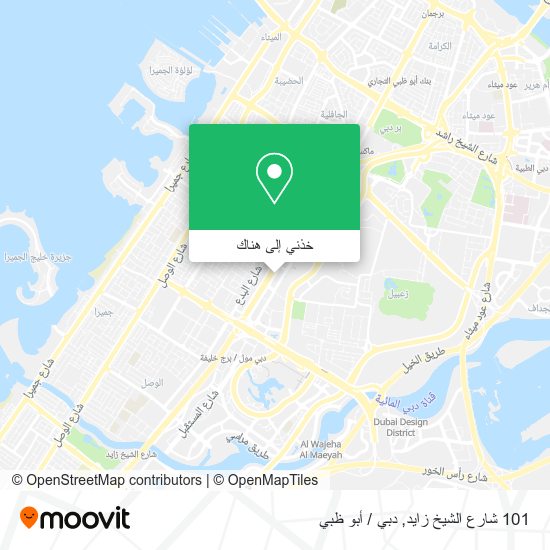 خريطة 101 شارع الشيخ زايد