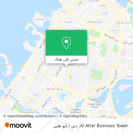 خريطة Al Attar Business Tower