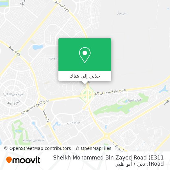 خريطة Sheikh Mohammed Bin Zayed Road (E311 Road)
