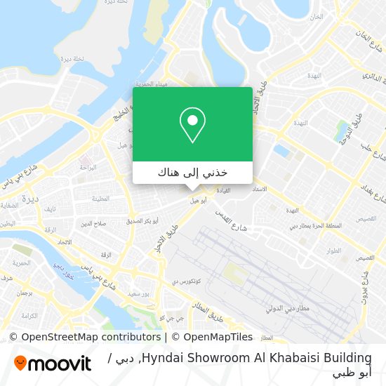 خريطة Hyndai Showroom Al Khabaisi Building