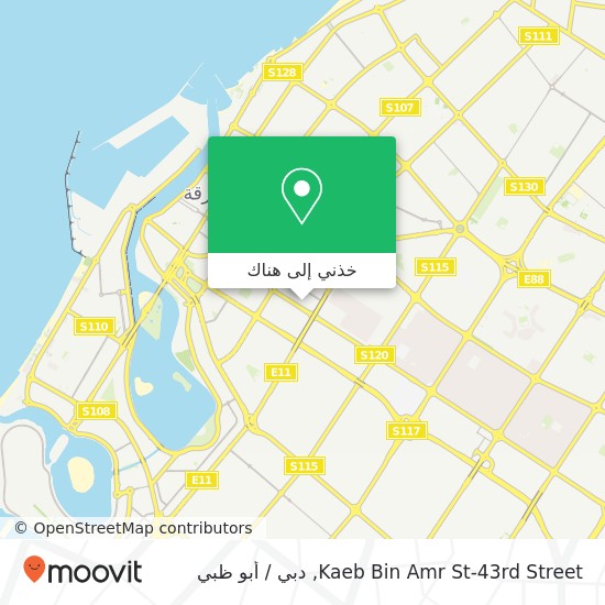 خريطة Kaeb Bin Amr St-43rd Street