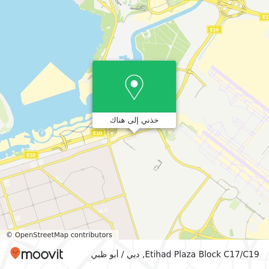 خريطة Etihad Plaza Block C17/C19