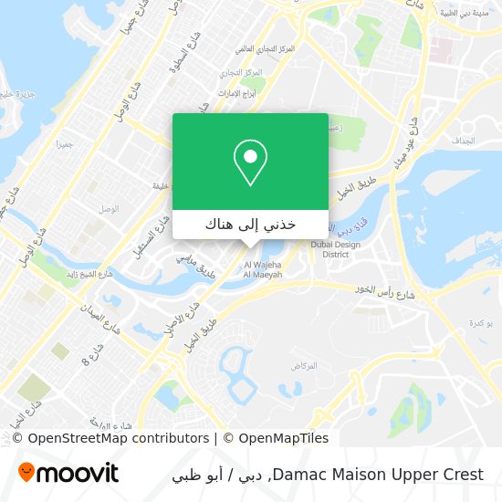 خريطة Damac Maison Upper Crest