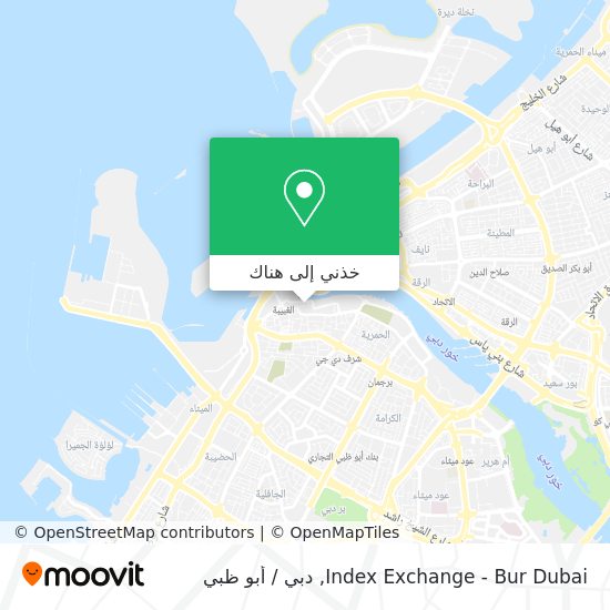 خريطة Index Exchange - Bur Dubai