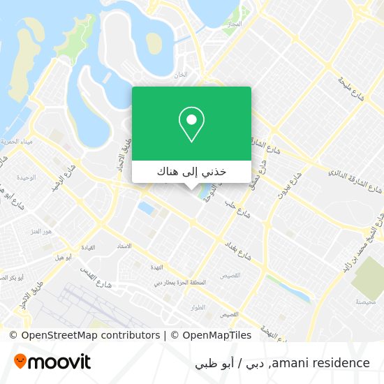 خريطة amani residence