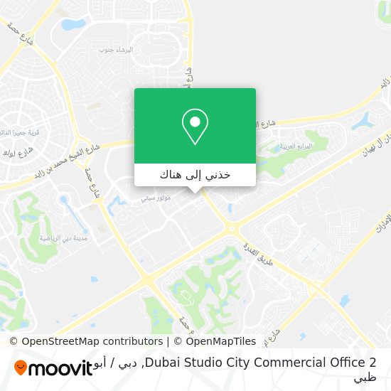 خريطة Dubai Studio City Commercial Office 2