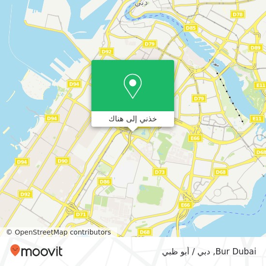 خريطة Bur Dubai