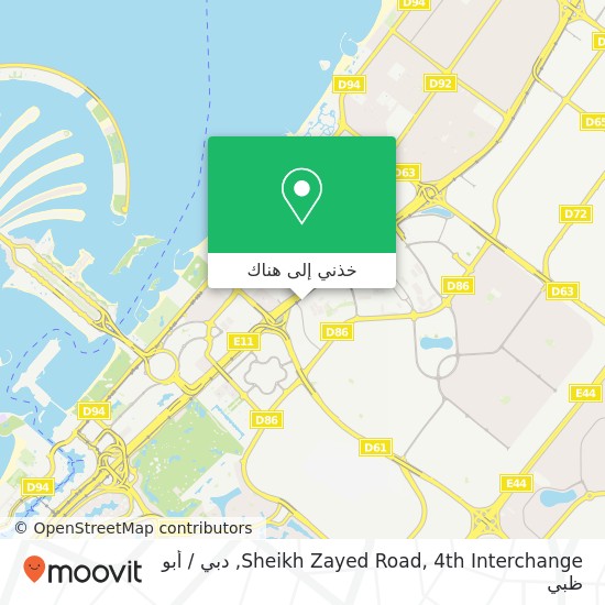 خريطة Sheikh Zayed Road, 4th Interchange
